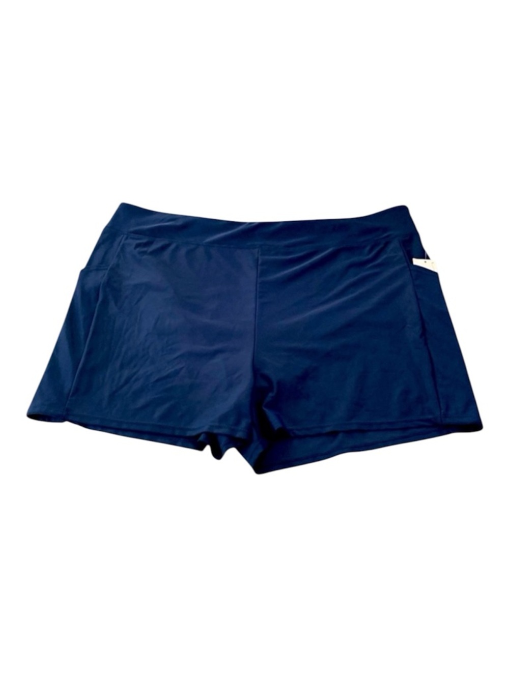 Del RAYA Women's Navy Blue Swim Shorts